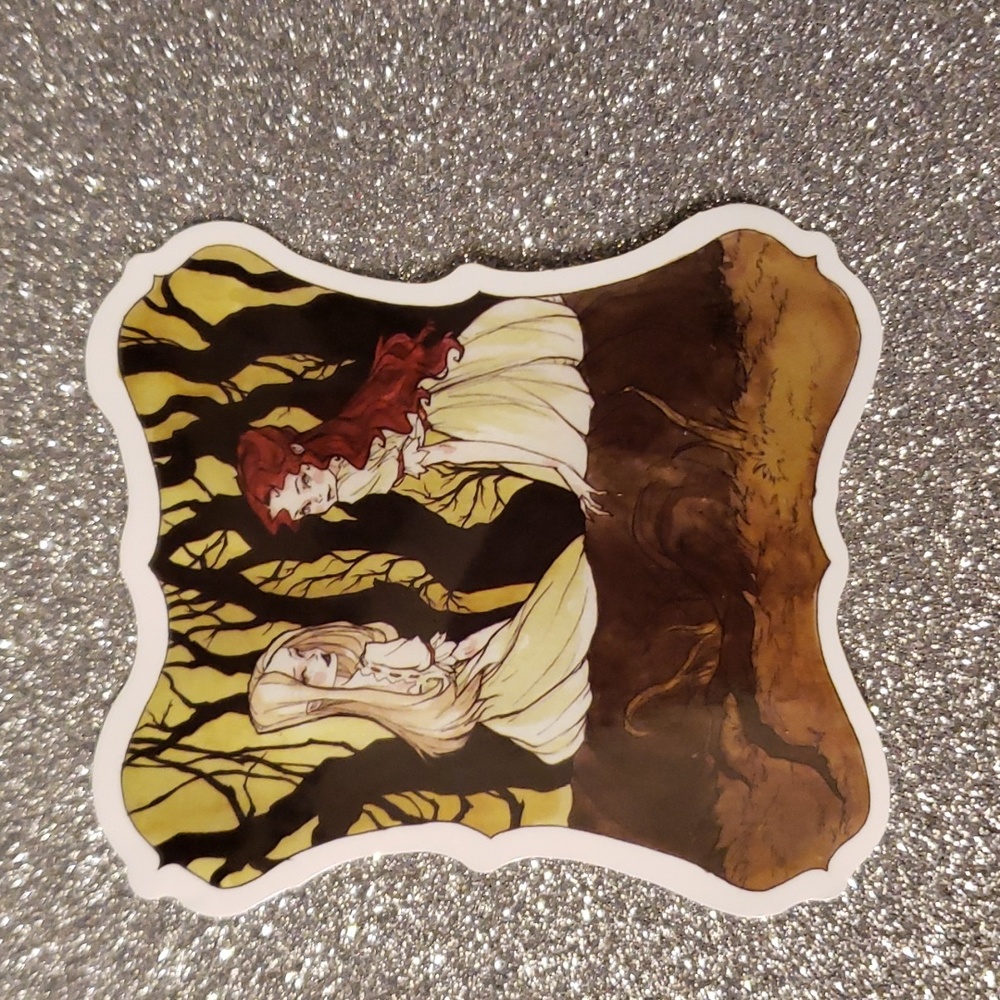 FAIRY TALE waterproof Sticker Gothic